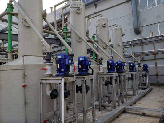 Système d'absorption de gaz puissant pour la désulfuration de HCl / HF / NH3 dans les applications industrielles