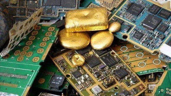 La récupération de métal précieux des unités centrales de traitement de déchets d'E enfonce la machine de récupération d'or