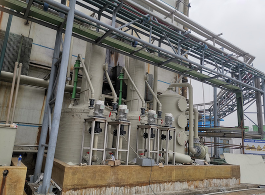 Épurateur de gaz humide de colonne d'absorption de gaz résiduel de NOx de mine de cuivre
